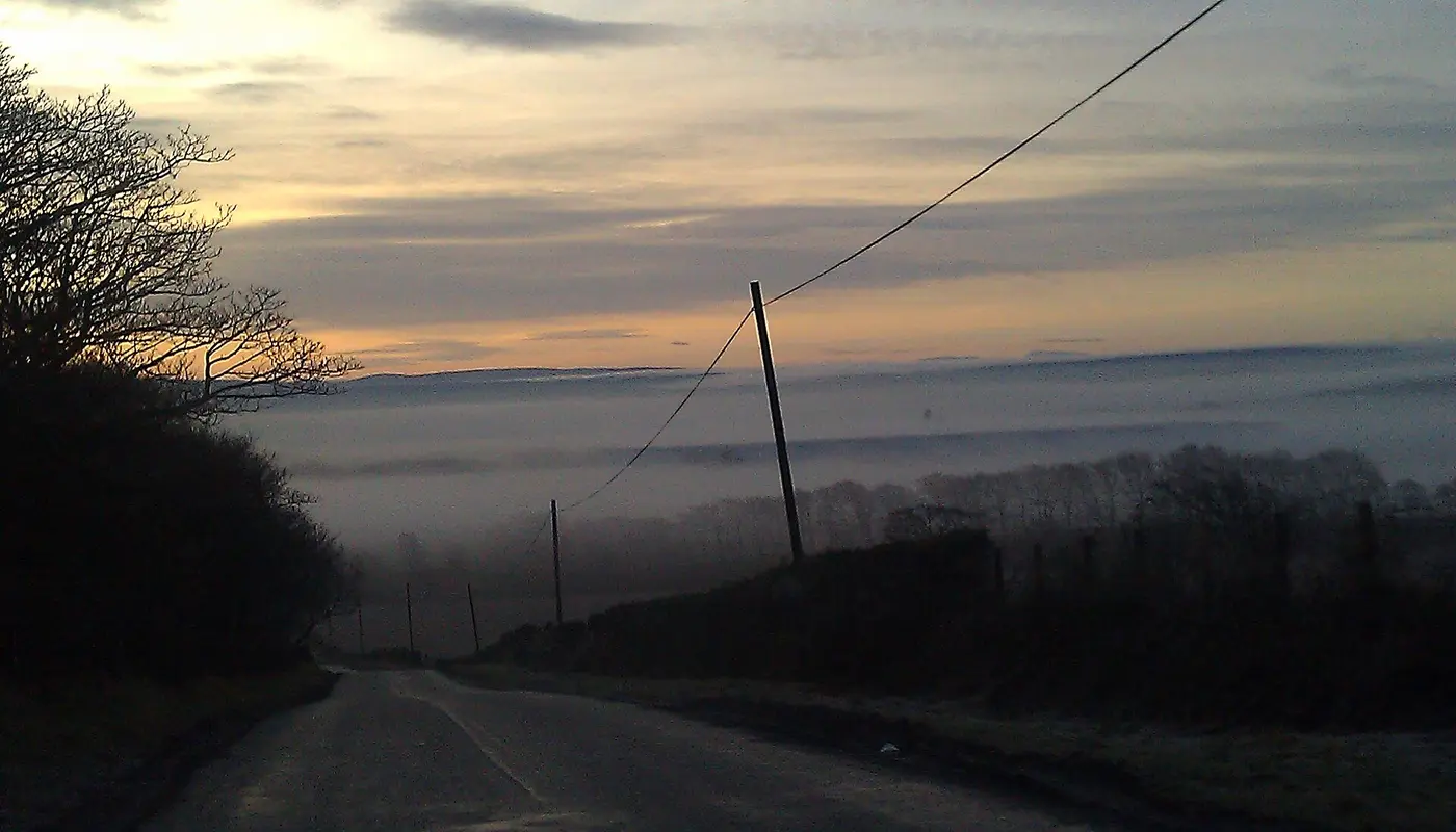 Morning Scotch Mist over Livingston panoramio